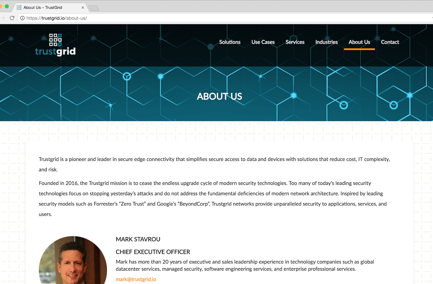 Tech Company Website