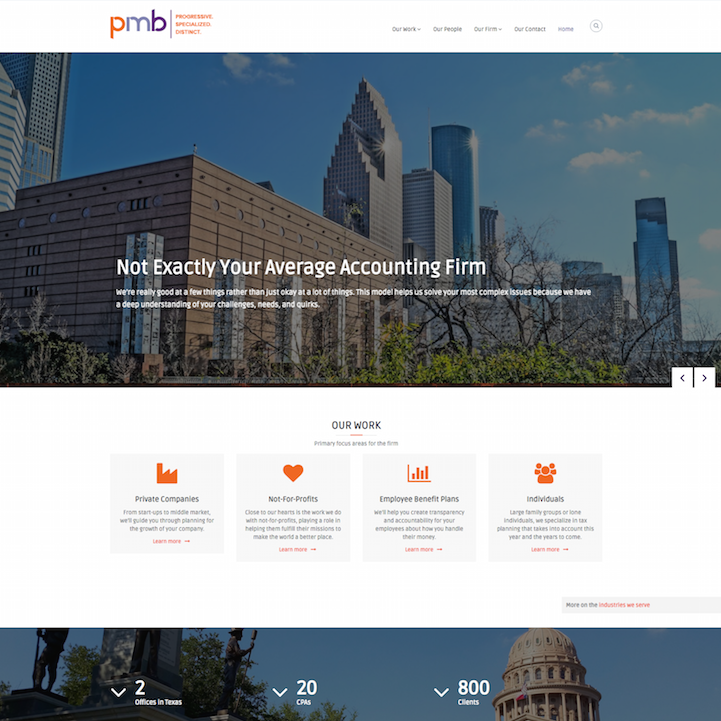 Accounting Firm Website