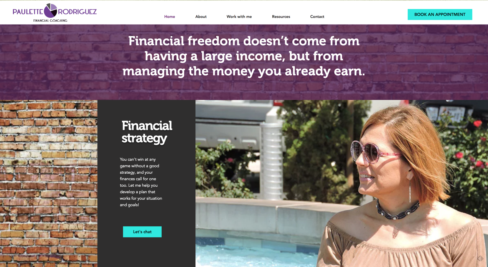 Financial Coaching Website